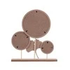 Nuotraukų rėmelis Home Styling Collection Rėmas 3 nuotraukoms, apvalus, Ø 7,5 cm, Ø 10,5 cm, Ø 17 cm