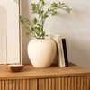 Atmosphera RILY keraminė rutulinė vaza, 22 cm