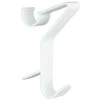 3 Flexi vonios pakabų rinkinys, tvirtinamas prie vamzdinio radiatoriaus, baltas, plastikinis, stabilus tvirtinimas, WENKO
