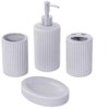 Bathroom Solutions Keraminių vonios reikmenų rinkinys, 4 vnt