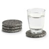 Zeller Stiklinių padėkliukų rinkinys, 4 vnt, granitas, 10,5x1 cm