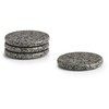Zeller Stiklinių padėkliukų rinkinys, 4 vnt, granitas, 10,5x1 cm