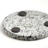 Zeller Stiklinių padėkliukų rinkinys, 4 vnt, granitas, 10,5x1 cm