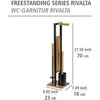 Wenko RIVALTA tualetinio popieriaus ir šepetėlių stovas