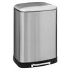 5five Simply Smart Steel Erdvi šiukšliadėžė, nerūdijančio plieno, 50 l
