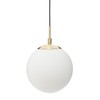 Atmosphera Lamp Apvalus pakabinamas šviestuvas DRIS, baltas rutulinis, Ø 20 cm