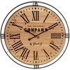 Atmosphera Round sieninis laikrodis COLONIAL, wooden, Ø 58 cm