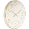 Round sieninis laikrodis LAURE, auksinis, Ø 51 cm