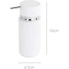 RUBBER soap dispenser - baltas, 300 ml, ZELLER