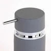 Zeller muilo dozatorius RUBBER muilo dozatorius - spalla pilka, 300 ml, ZELLER