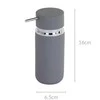 Zeller muilo dozatorius RUBBER muilo dozatorius - spalla pilka, 300 ml, ZELLER