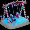 Fééric Lights and Christmas Kalėdinė dekoracija „Fééric Lights“ ir judanti Kalėdų figūrėlė su lemputėmis, 16 x 12,5 cm