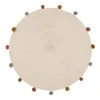 Atmosphera Kilimėlis vaikams HARLEQUIN su pomponais, Ø 90 cm