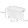 Storage Solutions Sandėliavimo konteineris ant ratų - 45 l