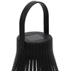 Home Styling Collection Saulės žibintas, juodas, 23 cm