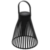 Home Styling Collection Saulės žibintas, juodas, 23 cm
