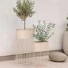 Home Styling Collection 2 metalinių stovimų gėlių vazonų rinkinys SOFT FORM