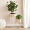 Home Styling Collection 2 metalinių stovimų gėlių vazonų rinkinys SOFT FORM