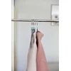 Set of 20 thin hangers ALESSIA WENKO, 21.5 x 41 cm, pilka