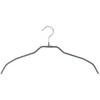 Set of 20 thin hangers ALESSIA WENKO, 21.5 x 41 cm, pilka