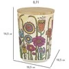 Wenko Set of 3 storage containers with bamboo lid GARDEN