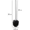 Set of 4 toilet brushes with interchangeable head WENKO, Ø 8 cm