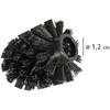 Set of 4 toilet brushes with interchangeable head WENKO, Ø 8 cm