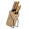 5five Simply Smart Bamboo Virtuvinių peilių rinkinys ant bambukinio stovo, 5 peiliai