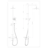 Shower set with adjustable water saving, Young Eco, WENKO