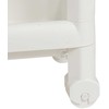 5five Simply Smart Siaura 3 pakopų vonios lentyna NIV iš plastiko, 52 x 17 x 70,5 cm