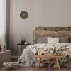 Atmosphera Sieninis vaikų kambario laikrodis su tyliu mechanizmu, žalias, Ø 30 cm
