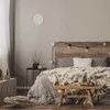 Atmosphera Sieninis vaikų kambario laikrodis su tyliu mechanizmu, baltas, 30 cm Ø