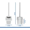 Silicone toilet brush, wall-mounted LIZAN, WENKO
