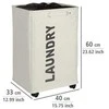 Skalbimo krepšelis QUADRO - konteineris 79 l, WENKO