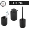 Skysto muilo dozatorius BELLUNO, keraminis, juodas, 300 ml, Wenko