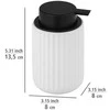 Skysto muilo dozatorius BELLUNO, keraminis, baltas, 300 ml, Wenko