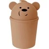 Proworld Bear Maža meškos formos šiukšliadėžė vaikų kambariui, 1,5 l