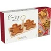 Secret De Gourmet PIECES Užkandžių dubenėliai ant bambukinės lentos ZIMORA meduoliniai sausainiai, 3 vnt.