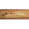 Secret De Gourmet Bamboo Užkandžių dubenėliai ant bambukinio padėklo LILY, 8 lėkštelės