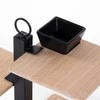 Excellent Houseware Bambukinė serviravimo lėkštė 3 aukštų su dubeniu 32x32x26,5 cm