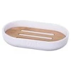 Bathroom Solutions Indas muilui bambukinė balta 13x8 cm