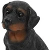 ProGarden Sodo figūrėlė šuo dobermanas, ūgis 27 cm, iš dirbtinio akmens