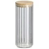 Zeller GROOVES stiklainis su bambukiniu dangteliu, 1100 ml