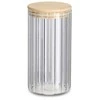 Zeller GROOVES stiklainis su bambukiniu dangteliu, 800 ml