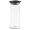 Zeller laikymo indas su plastikiniu dangteliu, 1250 ml, juodas, 10,3x23,6 cm
