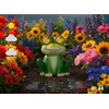 Maximex Solar garden figurine frog LED, with glowing eyes, 11.8 cm x 13.5 cm
