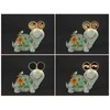 Maximex Solar garden figurine, turtle with glowing LED eyes, 17 x 20 cm