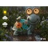 Maximex Turtle Saulės energija varoma sodo figūrėlė, vėžlys su šviečiančiomis LED akimis, 17 x 20 cm