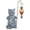 Maximex Solar lamp cat with glowing LED balloon, 26.5 x 16 cm