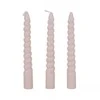 Home Styling Collection Spiralinės parafino stalo žvakės, 10 cm
